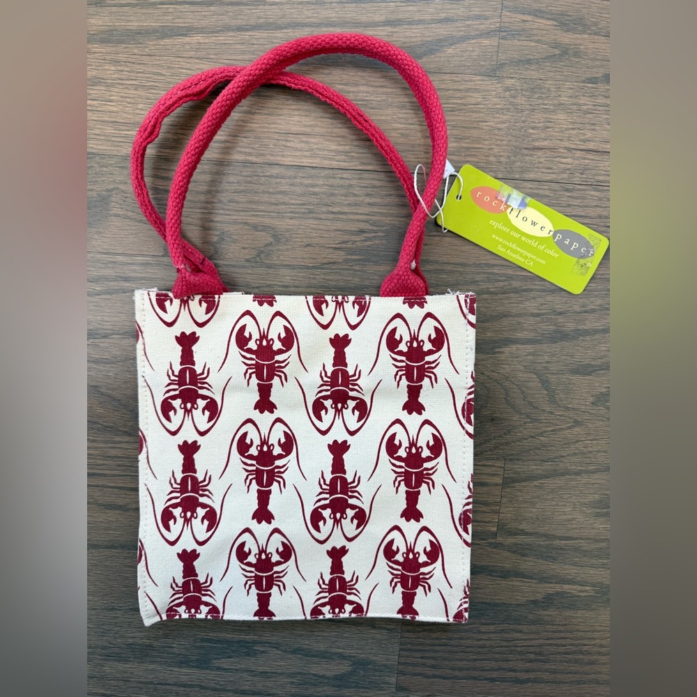 Rock Flower Paper LOBBY REUSABLE ITSY BITSY GIFT BAG. Brand new with tags.